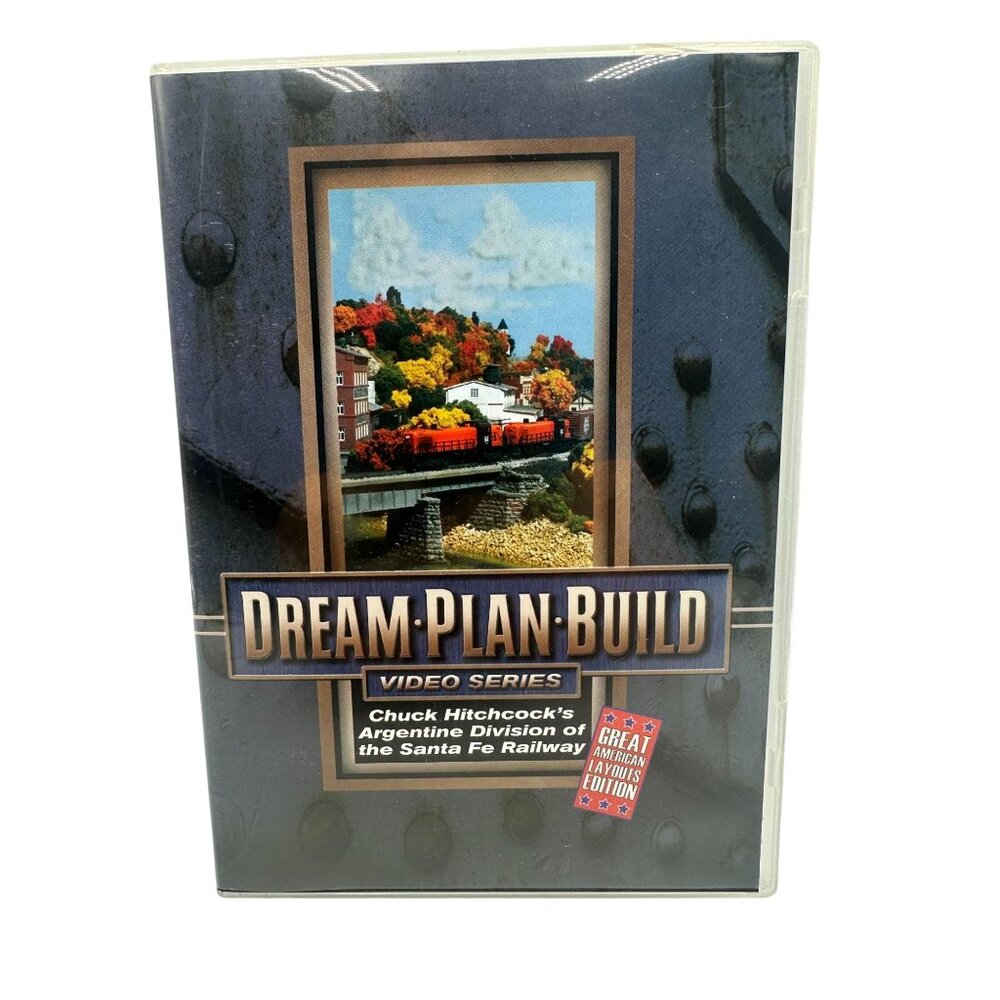 Dream Plan Build Video Series Chuck Hitchcocks Santa Fe Railway Great DVD